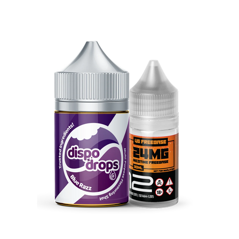 Dispo-Drops - Blue Razz MTL Combo