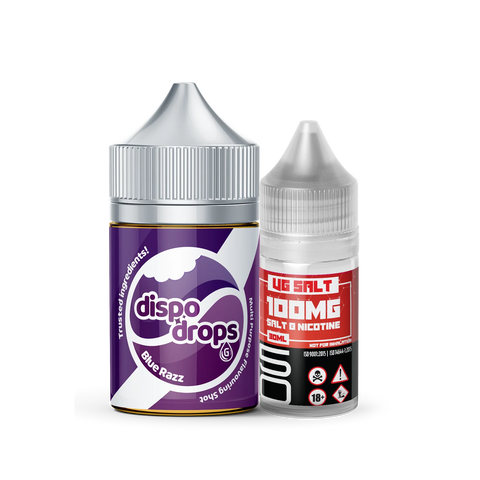 Dispo-Drops - Blue Razz Nic Salt Combo