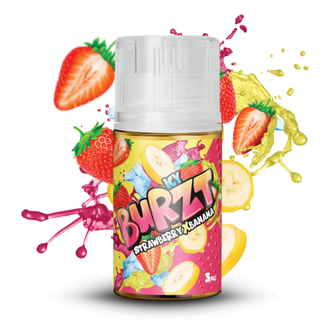 BURZT - Strawberry Banana Ice Flavour Shot