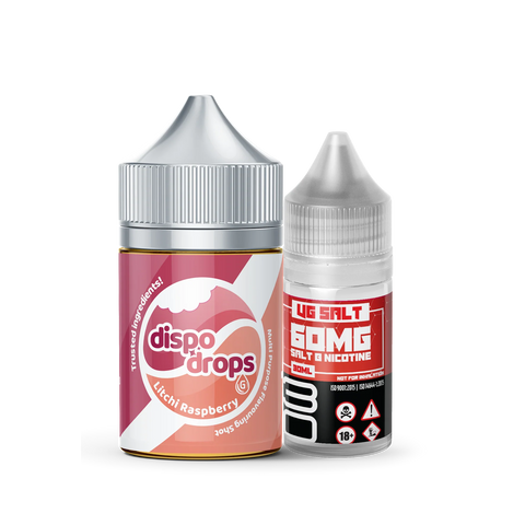 Dispo-Drops - Litchi Raspberry Nic Salt Combo