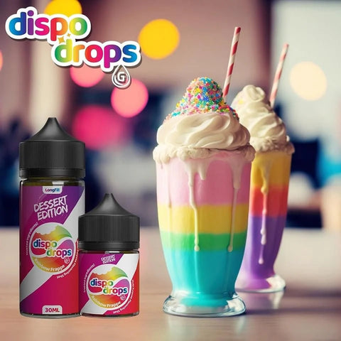 Dispo-Drops - Rainbow Frappe Nic Salt Combo